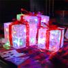 Premium-Weihnachtslicht Geschenkbox LED-Licht Weihnachtsbox Dekorationen Weihnachtsbaum Haus Rasen Dekorationen
