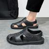 Fashion Ultralight Men's Sandal Height with Platform Non-slip 39 Pvc High Quality Color Descount Open Toe Barefoot Trend 2025 Male Shoe