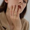 Sunflower Stress Relief Spinner Ring Adjustable Open Ring Anxiety Relief Fidget Toy Unisex Fashion Jewelry