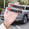 pgnkd1 Car Logo Aluminum Label Stickers Decorative Accessories For Honda Civic Fit Jazz Accord Pilot CRV Odyssey Passport City Shuttle