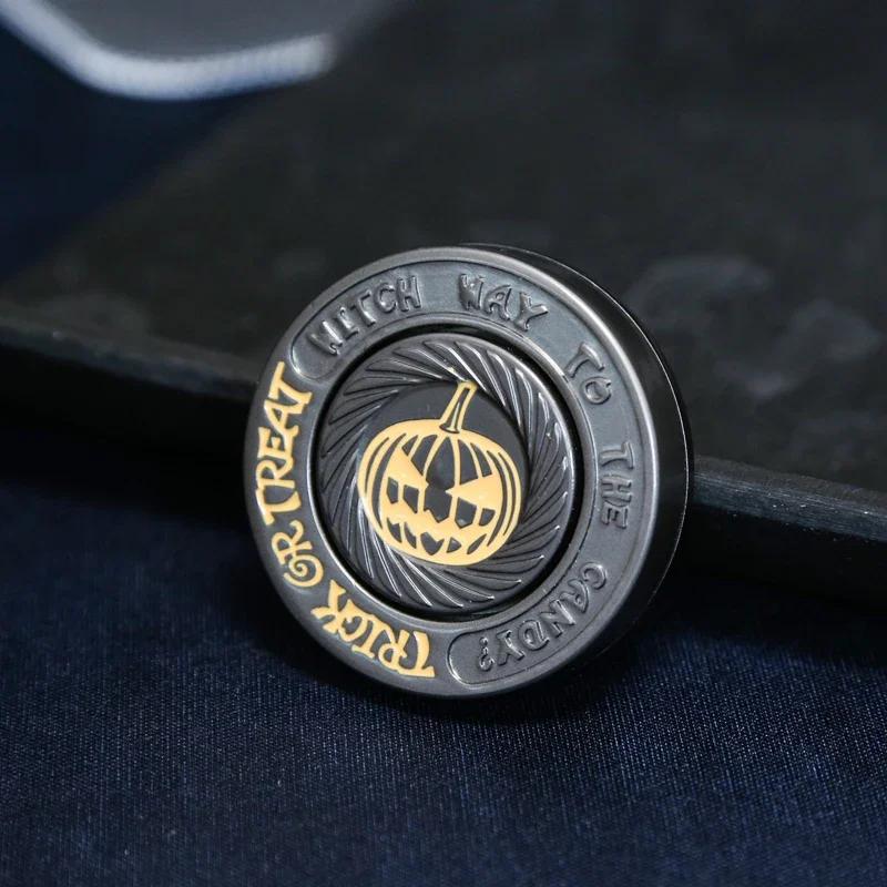 Multicolor Evil Pumpkin Fidget Spinner EDC Hand Spinner Fidget Toys Stress Relief for Adults Magnetic Metal Gifts Toys