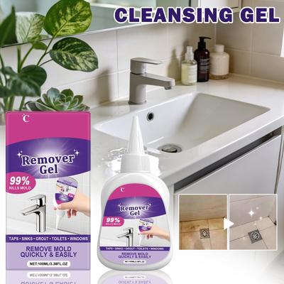 Mold Gel, Cleaning Gel, Deeply Penetrates All Surfaces, Mold Stains Washing Machine, Bathroom And Wall Tiles,100g,