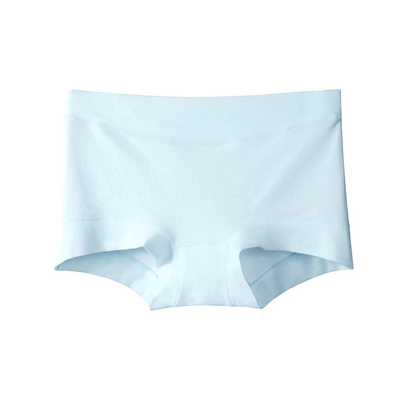 Women's Mid-Rise Tummy-Control Cotton Briefs with Silk Crotch and Antibacterial Seamless Design