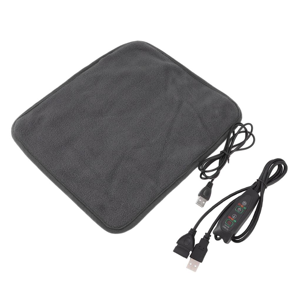 Portable USB Heating Pad Shoulder Neck Leg Waist Heating Pads with Multi Temperature Adjustment Timing