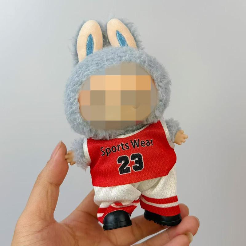 Labubu Pendant: Baby Clothes Blind Box - 17cm Macaron Vinyl.