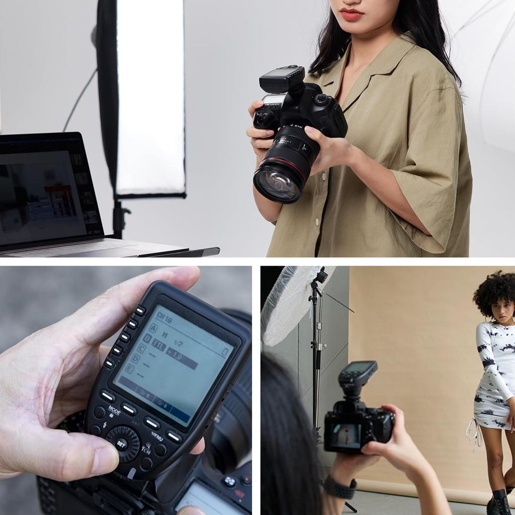 GODOX XPro N Transmitter TTL Kabelloser Blitzauslöser für Nikon-Kameras, kompatibel mit HSS, 16 Gruppen, 32 Kanäle, APP-kompatibel, einfach zu bedienen, qualifiziert