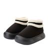 New 2025 Autumn and Winter Cute Bear New Cotton Shoes Velvet Warm Bread Shoes Home Non-slip Cotton Slippers