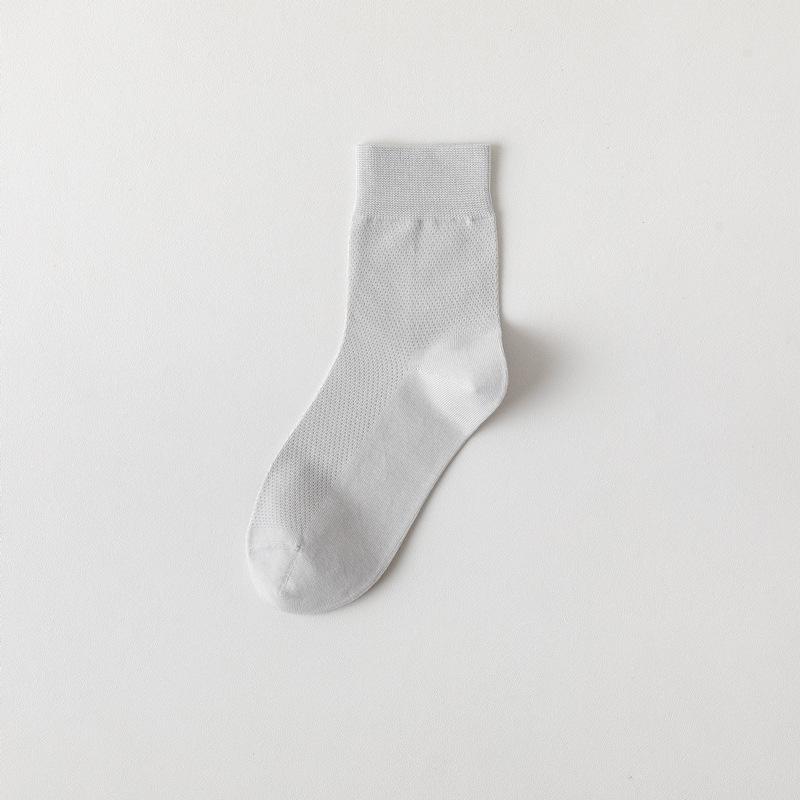 Spring and Summer Pure Cotton Socks - Breathable and Soft Short Socks Without Bones and Antibacterial - Pure Cotton Long Socks