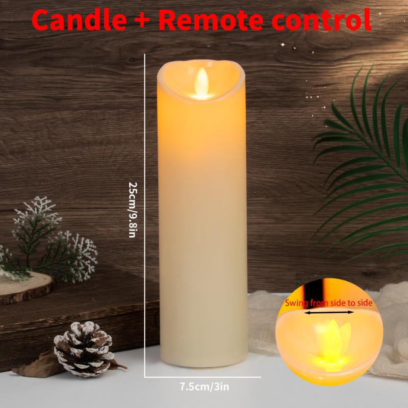 Led Electronic Candle Light With Swaying Flame For Romantic Wedding And Party Decor