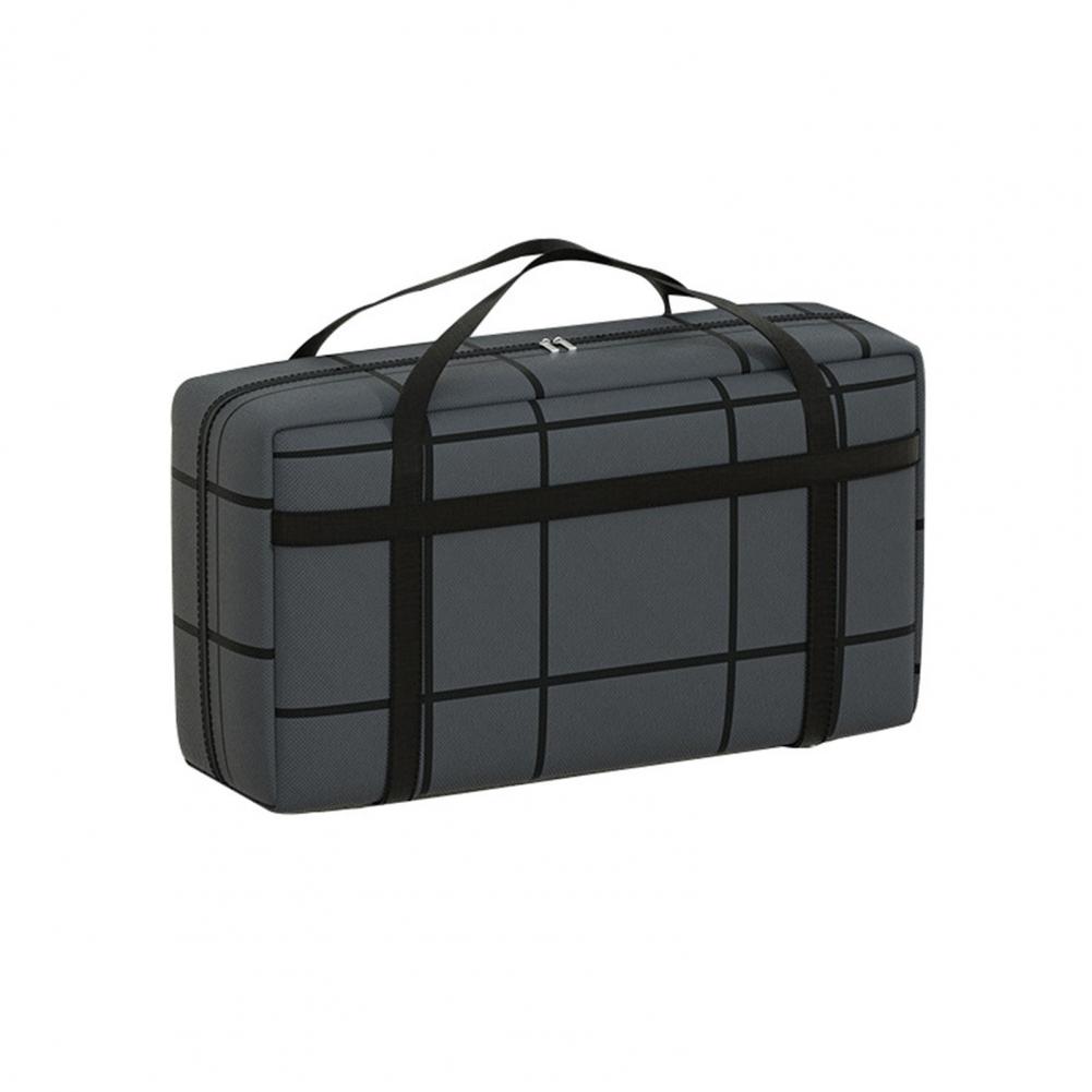 

Reusable Quilt Holder Clothes Storage Bag Capacity Waterproof Storage Bag with Reinforced Handle Zipper Closure for Easy M темно-серого
