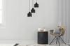 MODERN CEILING HANGING LAMP BLACK LED LAMP