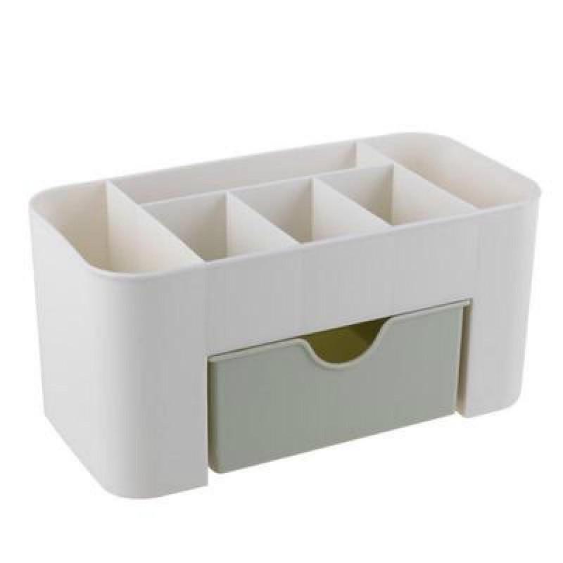 Creative Desktop Makeup Organizer Cosmetic Case Storage Box With Drawer