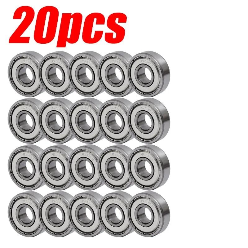 1-40PCS Motor 608ZZ 608RS Bearings High Speed Low Noise Metal Double Shielded Ball Bearing for Electric Scooter Skateboard Wheel