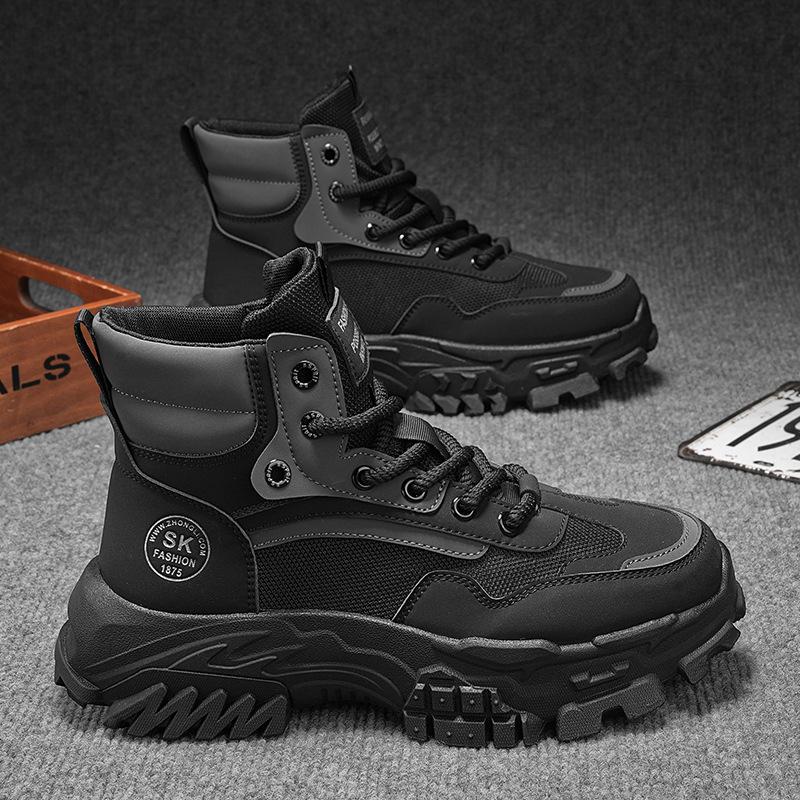 Autumn and winter Martin boots British outdoor leather shoes casual board shoes trendy shoes 39