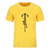 Unisexs Tshirt 100 Cotton Printed Bicycle Stripe Pattern Loose Fit Casual Comfortable Simple Design