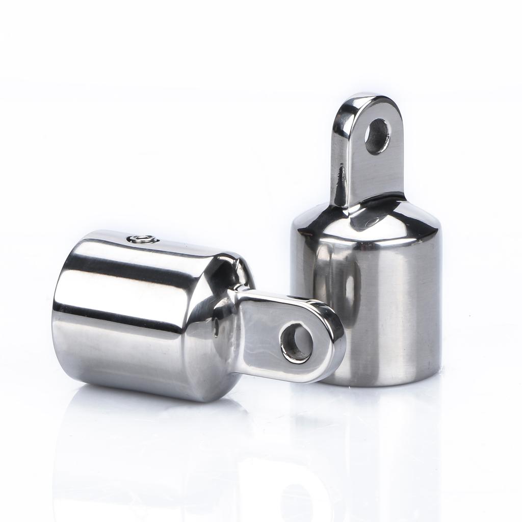 2 Pieces Boat 1" Bimini Parts Accessories Marine 316 Stainless Steel Slip Cap Boat  Fittings Marine Hardware Yacht