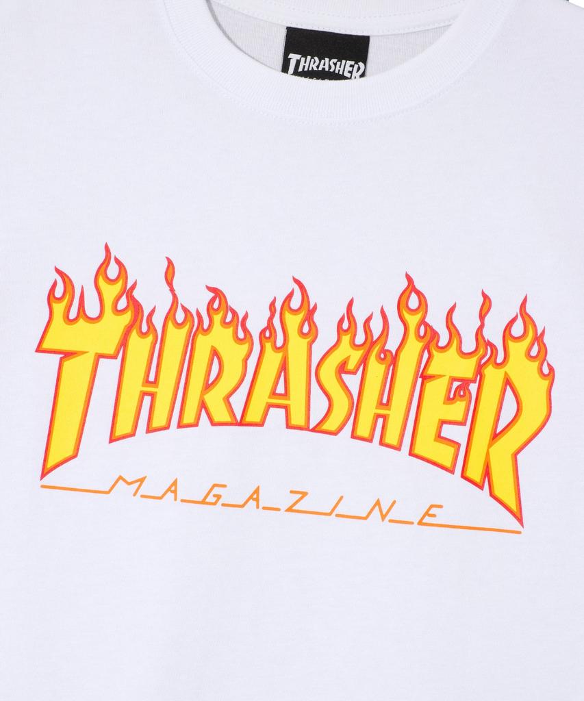 Treasure (W) Flame Short Sleeve T-Shirt White