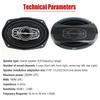 6X9 Inch 1000W 5-Way HiFi Coaxial Speaker With Dust Cover And Audio Cable Car Door Auto Audio Music Stereo Full Range Speakers