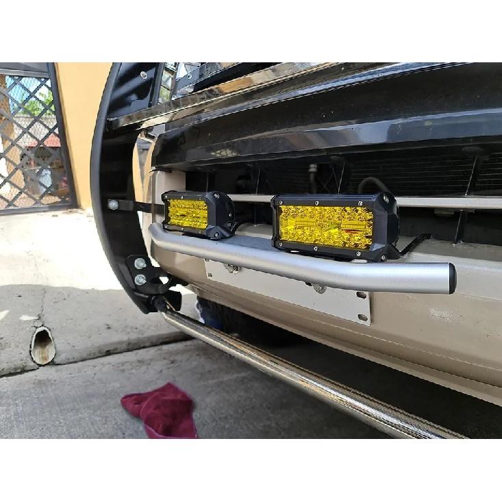 LED Work Light Amber Led Bar 12-24V Headlights Offroad LED Pods 4X4 Spotlights Driving Fog Lamp for Tractors Truck Motorcycle