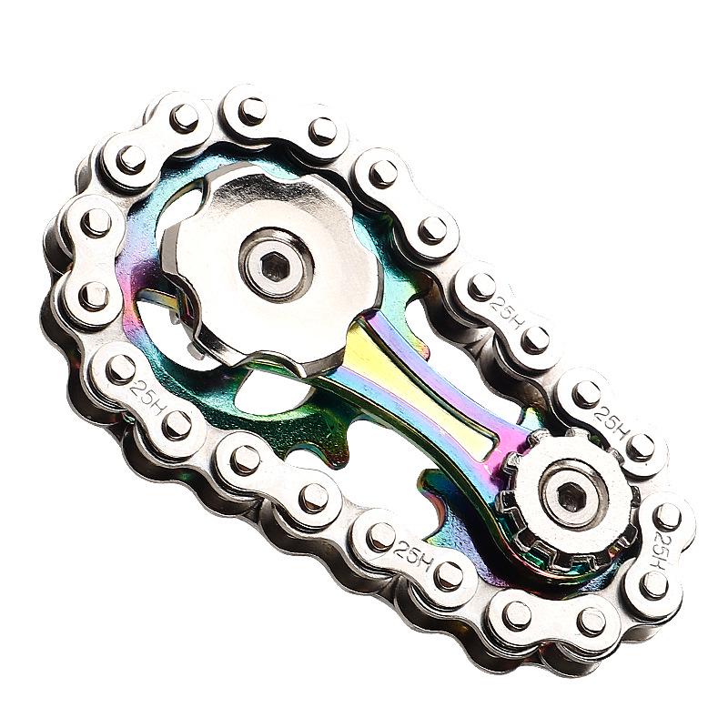 Cross-Border Alloy Gear Fidget Spinner: Adult Decompression Toy