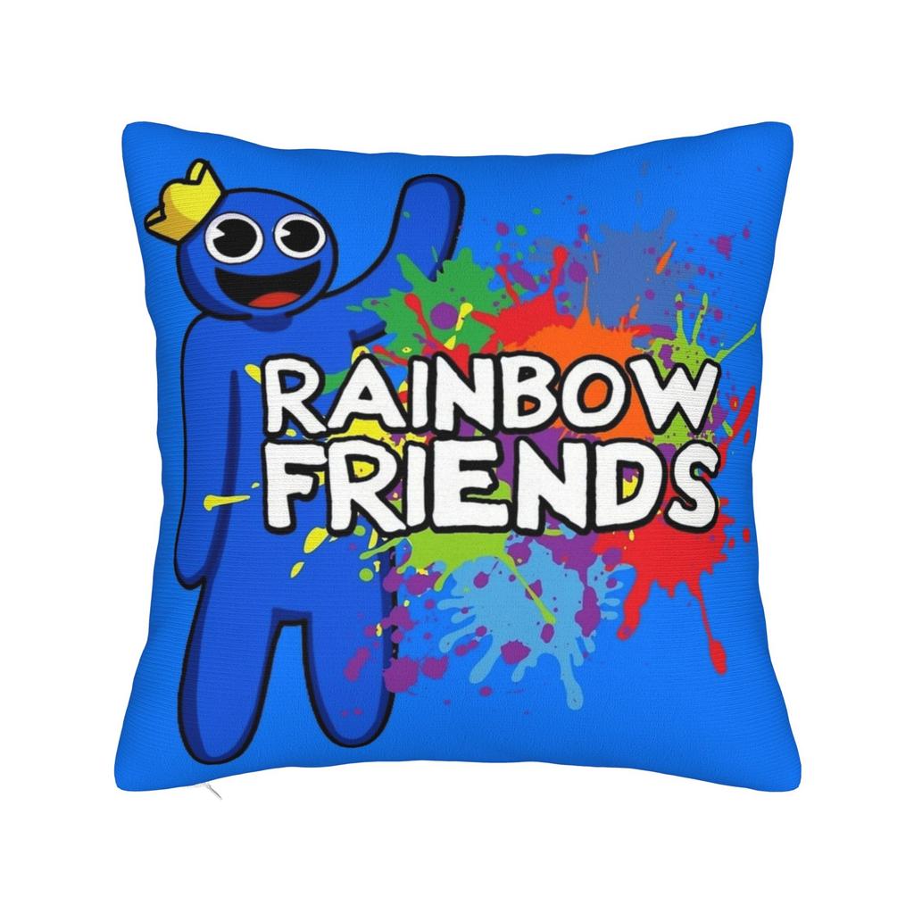Rainbowes Friend Pillowcases Merchandise Printing Cushion Cover Throw Pillow Cover Chair Decorations Square Multi Size