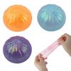 Clear Steamed Bun Toy with Glitter Stress Relief Slow Rising Simulated Bun Sensory