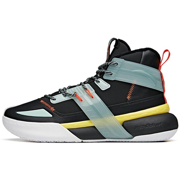 

New ANTA Crazy 4 Basketball Shoes Men High Top Black/Green/Oranges 112041650-2 43