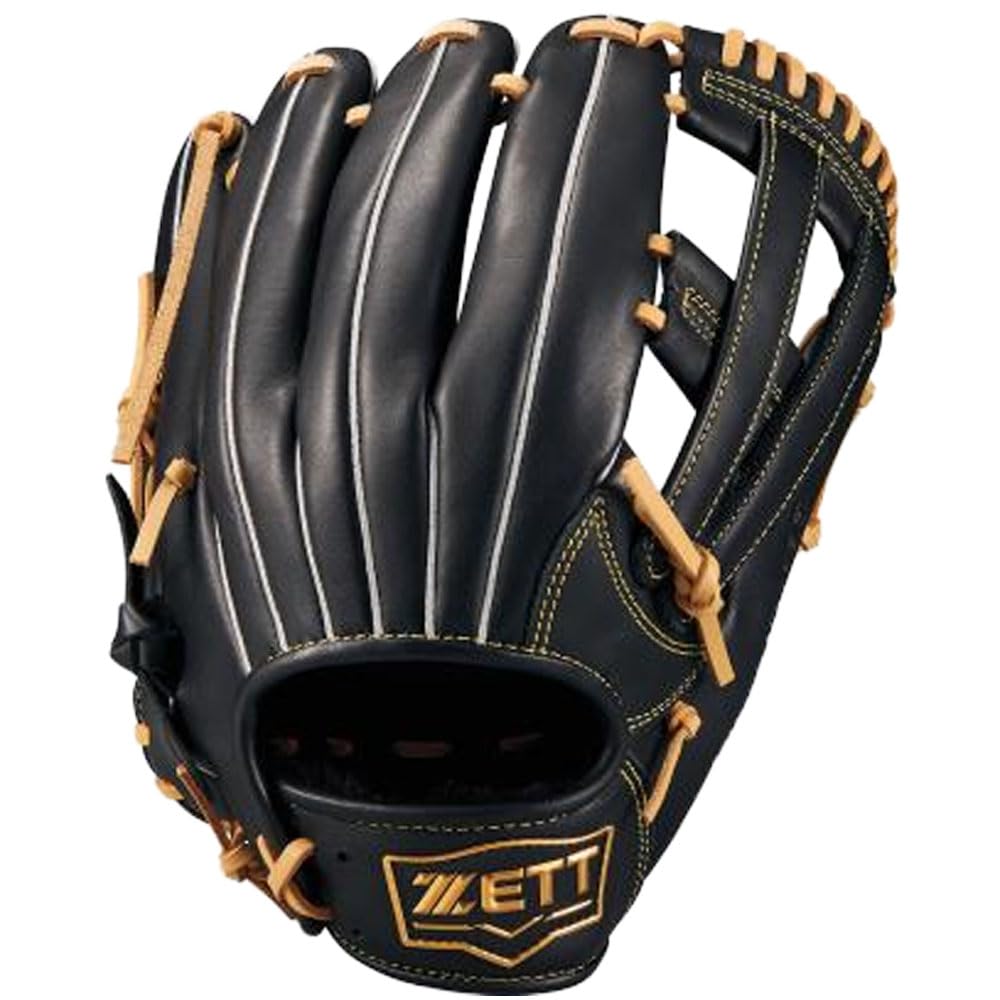

ZETT Soft Steer Baseball B Size BRGB35540F Glove, All-Around, Black/Pastel (1932), 6,