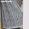 1PC NAPEARL Elegant Solid Color Blackout Curtain Double-sided Chenille Jacquard Thick Curtains for Bedroom Living Room Balcony Window for Home Decor