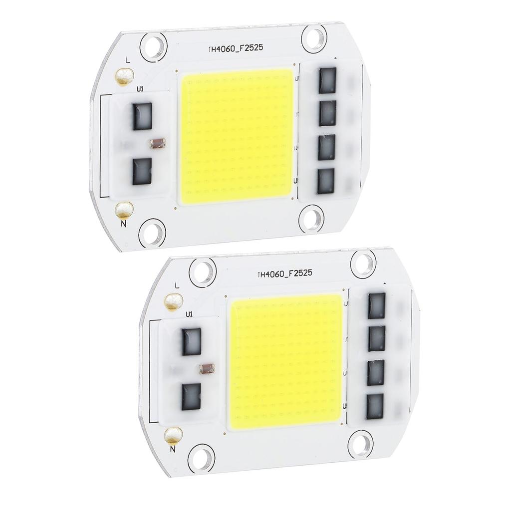 2PCS COB LED Light Chip 100W High Power LED Chip Bead for Spotlight Floodlight Replacement Cold White