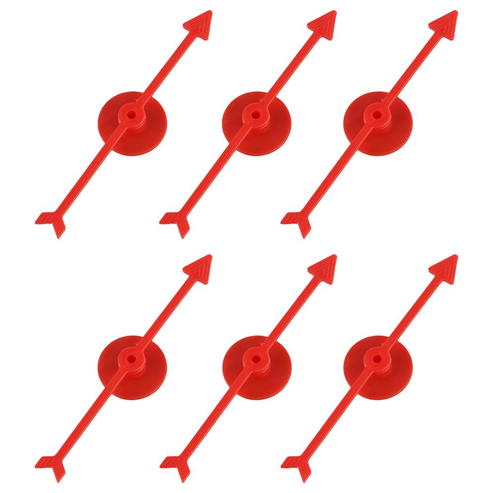 6 шт. 10 см пластиковая вращающаяся стрелка-указатель DIY настольная игра детские игрушки аксессуары DIY настольная игра аксессуары красный