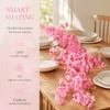 Silk Material Sakura Blossom Garland 1.8m Artificial Flower Garland  Wedding Decoration