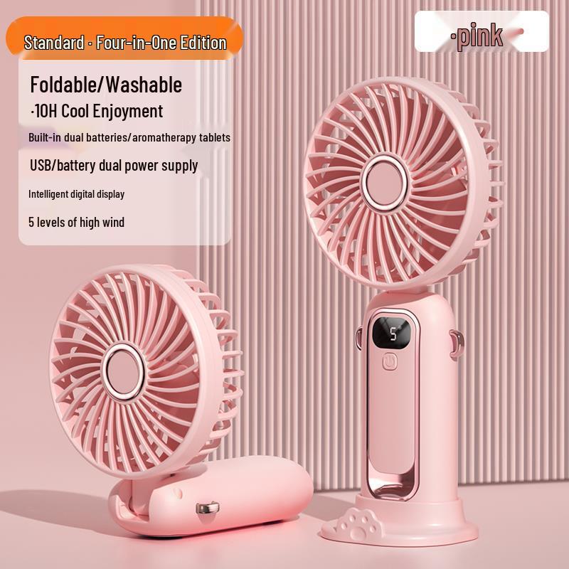 2025 Foldable Neck-Hanging Portable Mini USB Fan - Silent and Compact