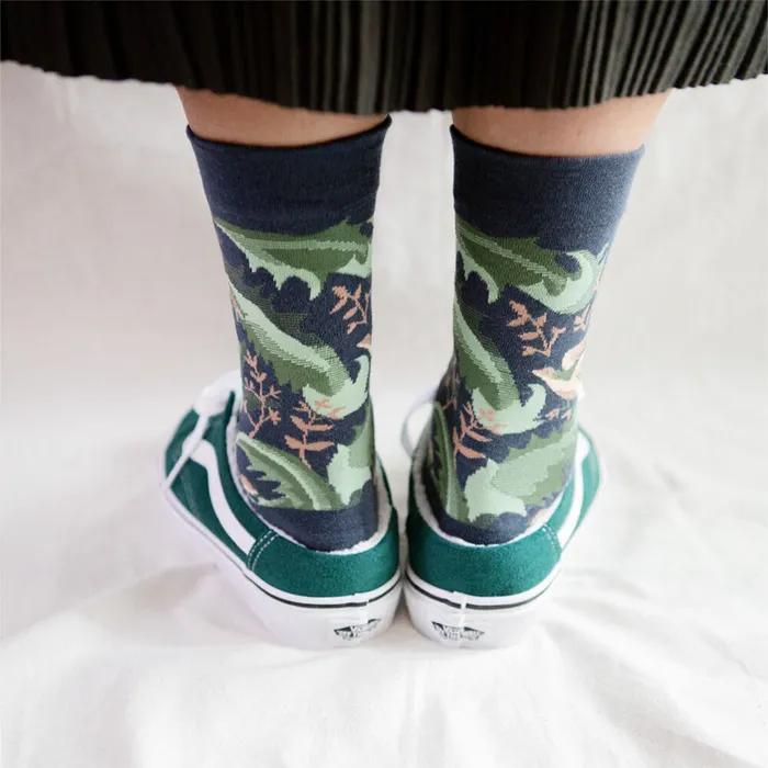 Bird Watercolor Fashion Socks Rssw048
