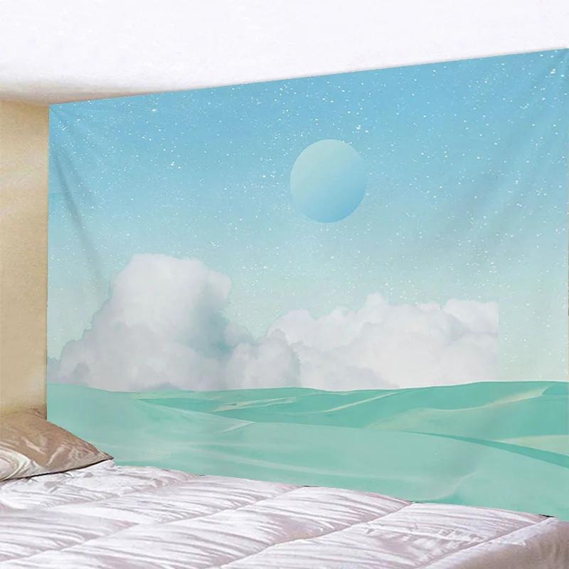 Красочные Небеса Творческий Абстрактная Мода Фон Украшения Гобелен Девушка Исцеление — фото 13