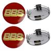 4 Pezzi 65mm Emblema Logo BBS Distintivo Tappi Centrali Ruota Auto Copriruota Cerchioni Coprimozzo Auto