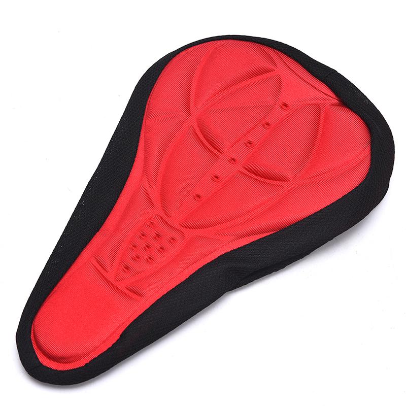 Bicycle Silicone 3D Gel Saddle Seat Cover Pad Padded Soft Cushion Comfort