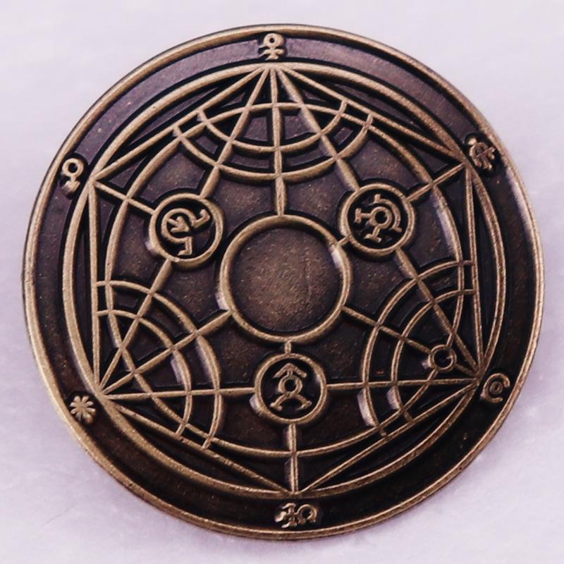 Anime-Themed Brooch Set