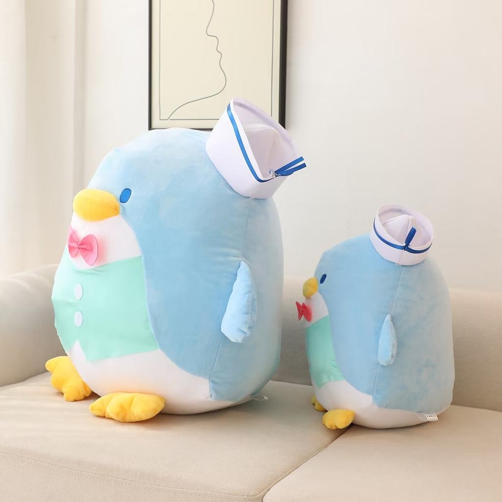 Kawaii Tuxedo Sam Plush Toy Japanese Style Stuffed Penguin Doll Comfortable Plushies Throw Pillow Blanket Sofa Xmas Gifts
