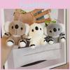 Cute Koala Plush Keychain Fluffy Animal Stuffed Doll Couples Bag Accessory