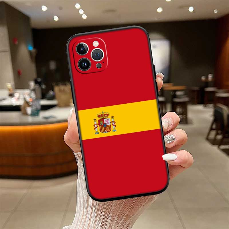 RE54 Spain Flag New High-End Shell Phone Case for Xiaomi Poco F8 M4 M5 M6 M7 X3 X6 X7 Pro GT NFC Ultra