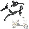 1 Pair Electric Bike Aluminum Alloy Outage Brakes Lever Grip Handle Bar Accessory Black