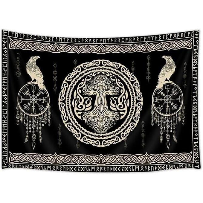 Tapestry Heimsug Vikings 75x100