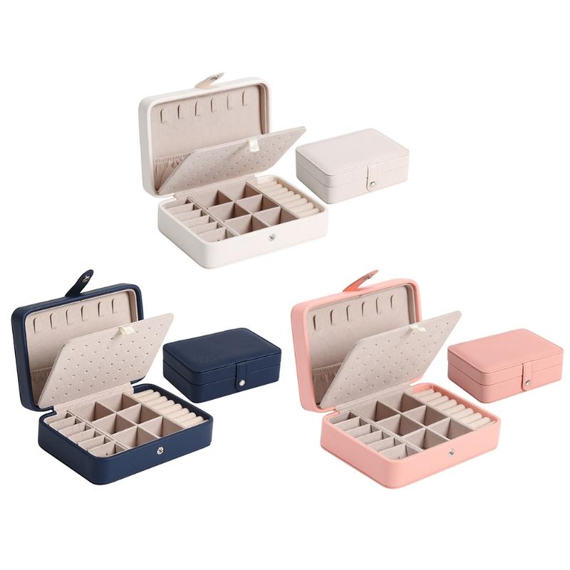 Elegant Jewelry Storage for Case for Earring Gift for Women On Valentine's Day Mother's Day Double Layer Jewelry Organiz