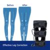 Adjustable Leg Correction Band Belt O/X Type Bowed Legs Knee Valgum Straightening Posture Corrector Inflatable Beauty Leg Band Black