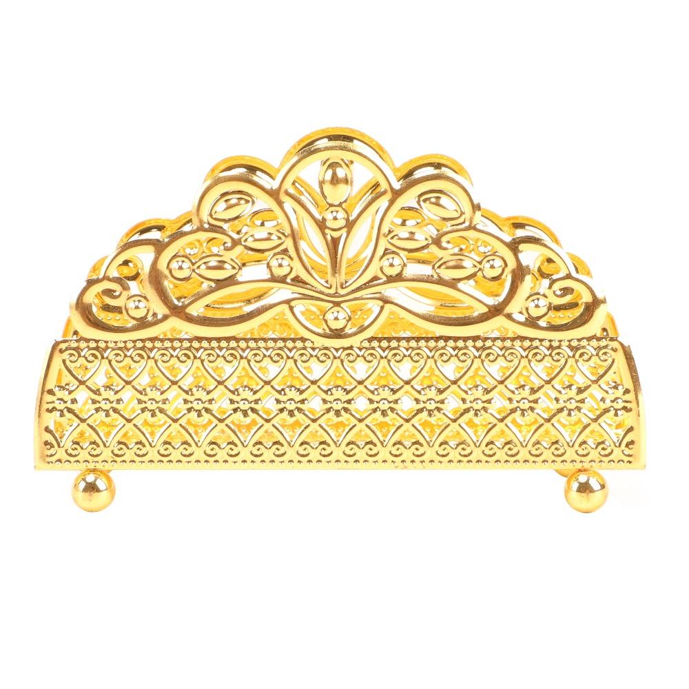 Gold Paper Towel Dispenser Iron Tissue Dispenser Table Napkin Holder For Living Room