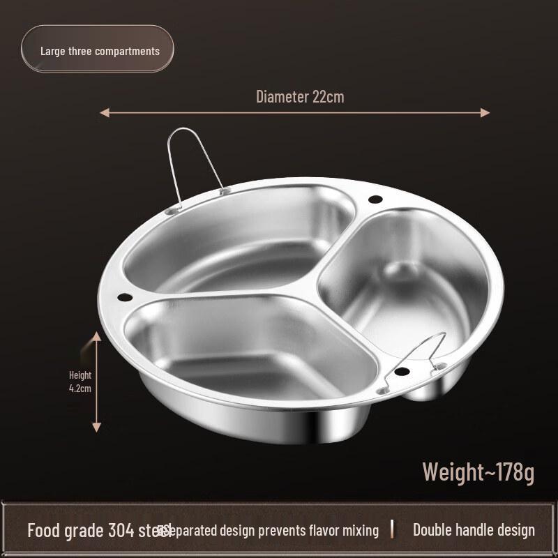ZISIZ 304 Stainless Steel Mandarin Duck Steaming Plate