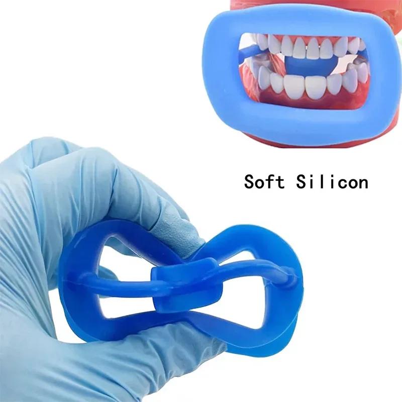 1 PC Dental Soft Silicon 3D Lip Cheek Retractor Autoclavable Mouth Opener Cheek Expand Dental Orthodontic Consumables 6 Colors