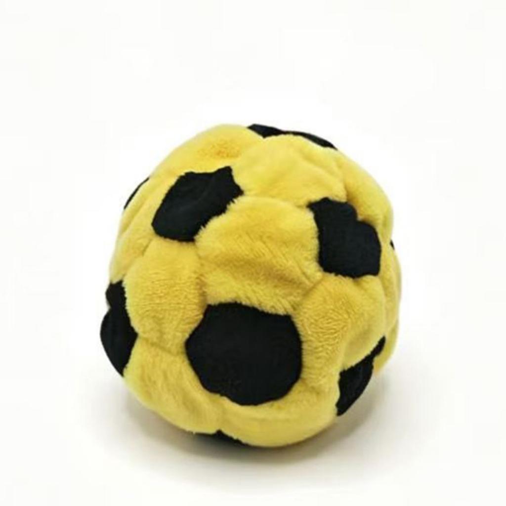 7Cm Soft Plush Soccer Ball Toy For Kids And Pets Colorful Stuffed Football Fluffy Interactive Toy For Indoor Games Pet Chewing