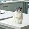 Desktop Organizer for Stationery Doctor Nurse Shape Pen Holder, 3D Print Resin Organizer, Large Capacity Pot with Weighted Base, Office Supplies